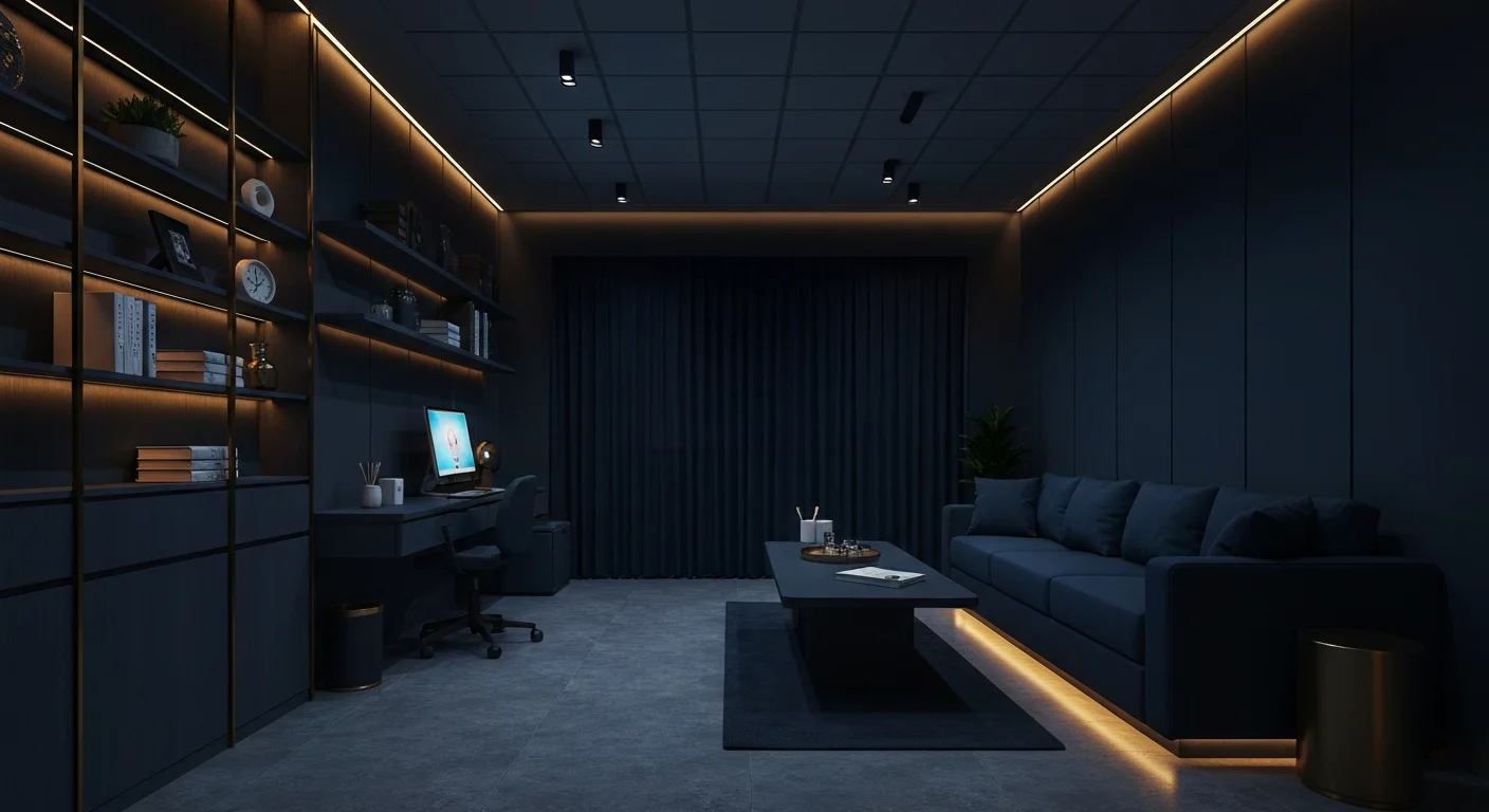 Ambiente de consultório médico premium