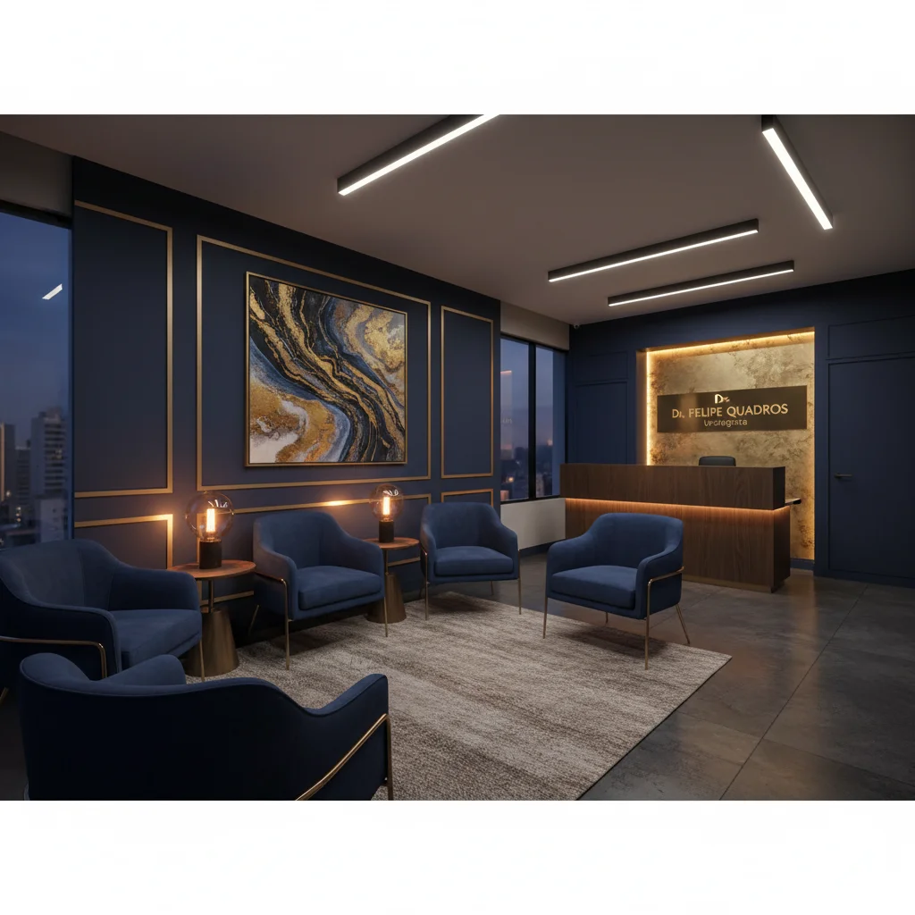 Ambiente da clínica ou galeria